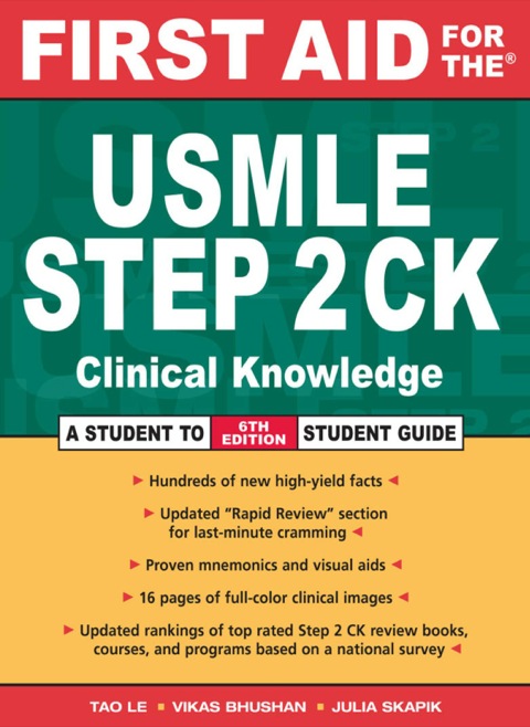 Cover image for book First Aid for the USMLE Step 2 CK