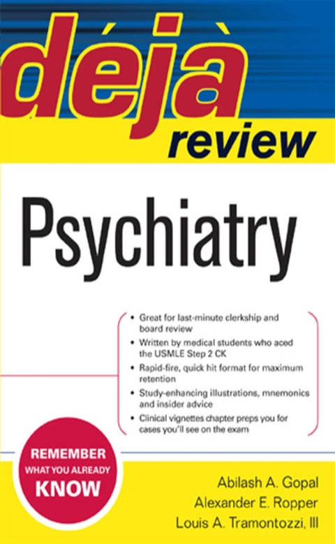 Cover image for book Deja Review Psychiatry