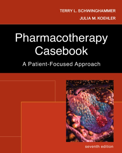Cover image for book Pharmacotherapy Casebook