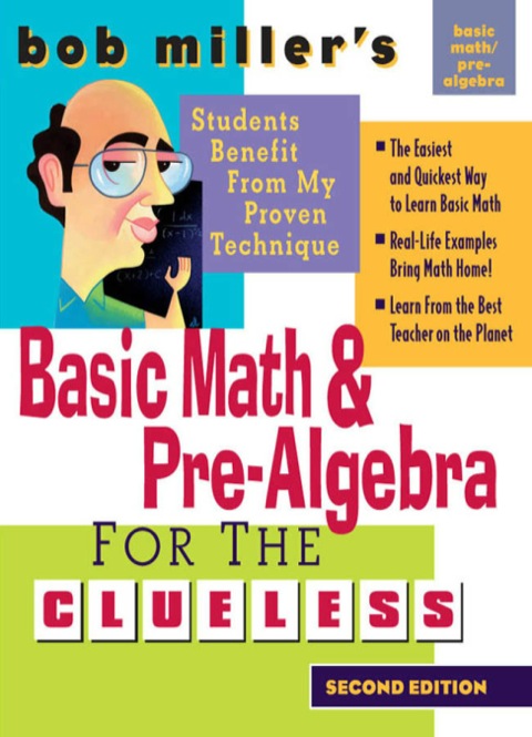 Cover image for book Bob Miller's Basic Math and Pre-Algebra for the Clueless