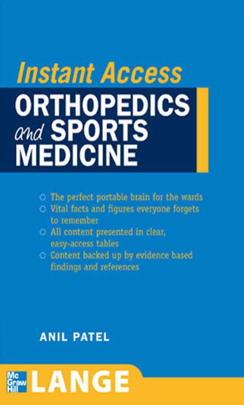 Cover image for book LANGE Instant Access Orthopedics and Sports Medicine