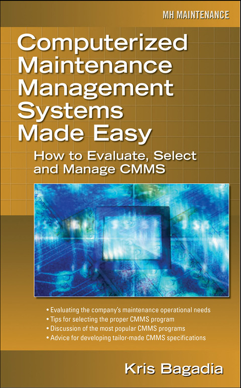Cover image for book Computerized Maintenance Management Systems Made Easy