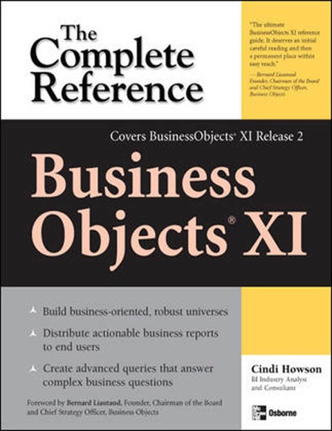 Cover image for book BusinessObjects XI (Release 2): The Complete Reference