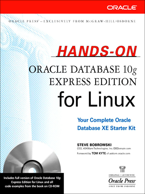 Cover image for book Hands-On Oracle Database 10g Express Edition for Linux