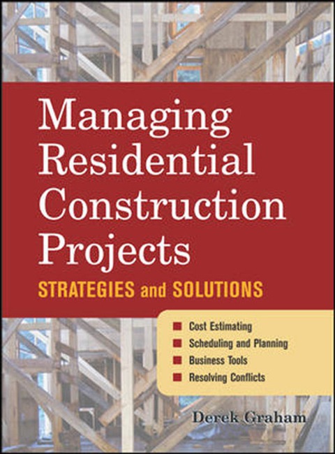 Cover image for book Managing Residential Construction Projects