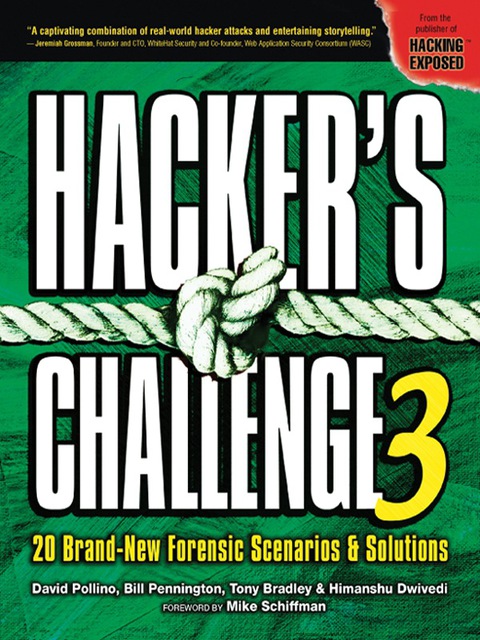 Cover image for book Hacker's Challenge 3