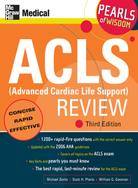 Cover image for book ACLS (Advanced Cardiac Life Support) Review: Pearls of Wisdom
