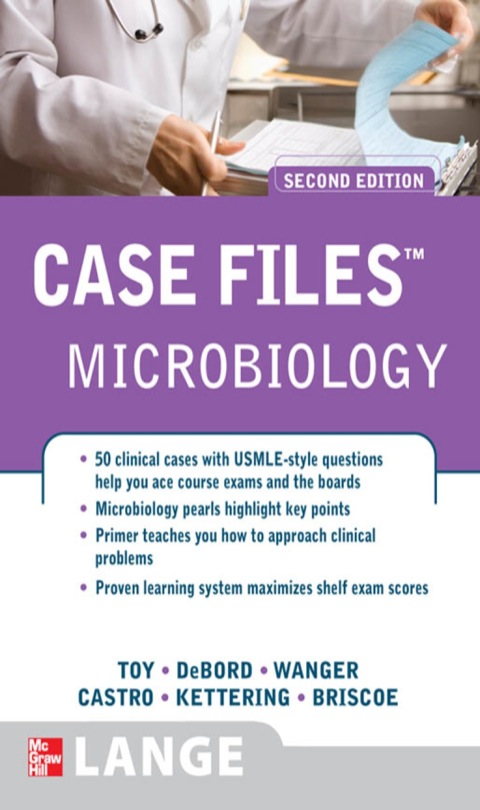 Cover image for book Case Files Microbiology