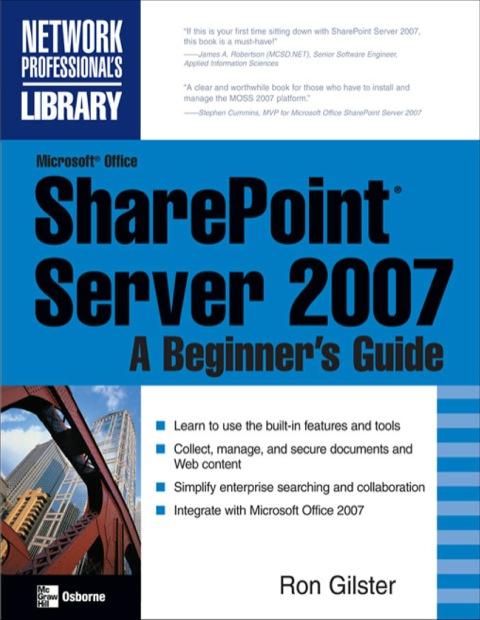 Cover image for book Microsoft® Office SharePoint® Server 2007: A Beginner's Guide