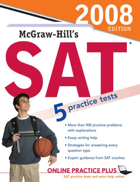 Cover image for book McGraw-Hill's SAT, 2008 Edition book only