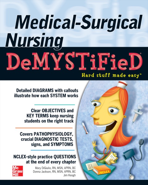 Cover image for book Medical-Surgical Nursing Demystified