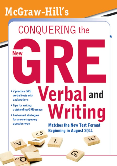 Cover image for book McGraw-Hill's Conquering the New GRE Verbal and Writing
