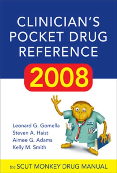 Cover image for book Clinician's Pocket Drug Reference 2008
