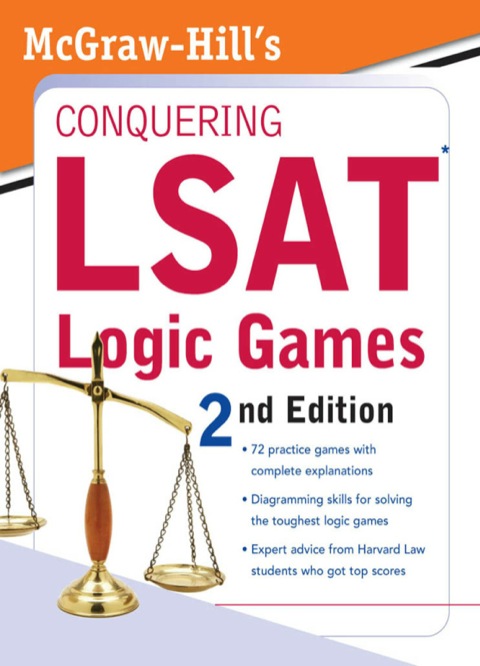 Cover image for book McGraw-Hill's Conquering LSAT Logic Games 2ed