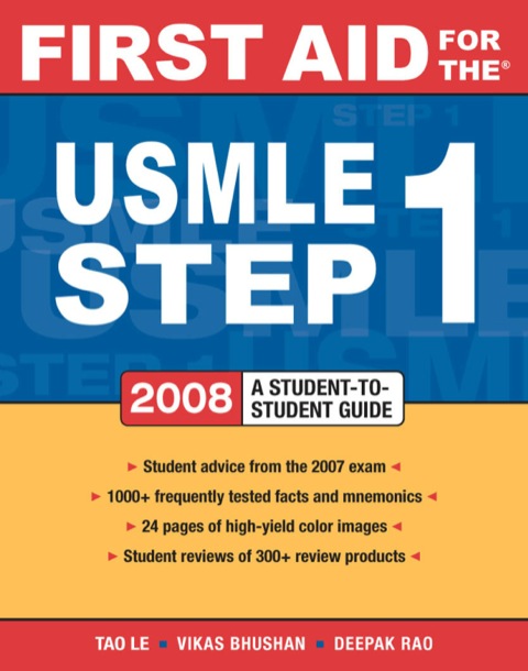 Cover image for book First Aid for the USMLE Step 1