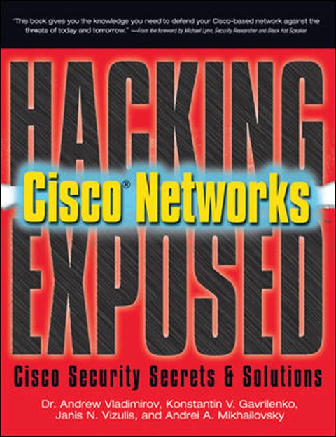 Cover image for book Hacking Exposed Cisco Networks