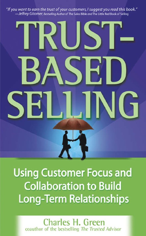Cover image for book Trust-Based Selling (PB)