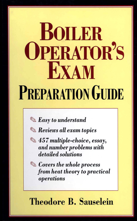 Cover image for book Boiler Operator's Exam Preparation Guide