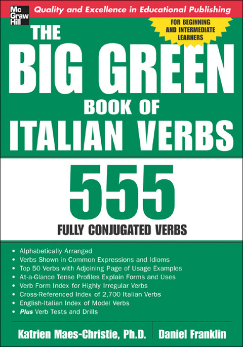 Cover image for book The Big Green Book of Italian Verbs