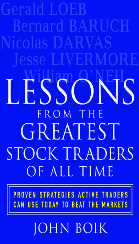 Cover image for book Lessons from the Greatest Stock Traders of All Time