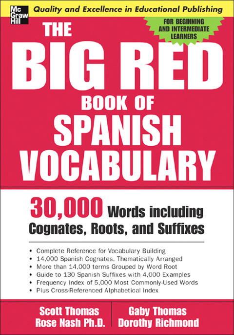 Cover image for book The Big Red Book of Spanish Vocabulary