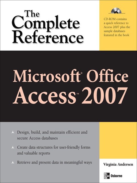 Cover image for book Microsoft Office Access 2007: The Complete Reference