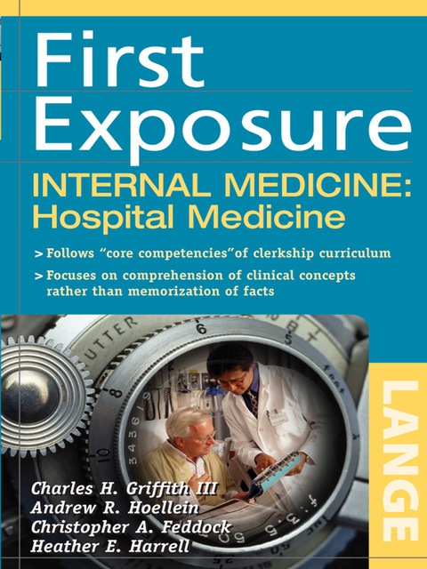 Cover image for book First Exposure to Internal Medicine: Hospital Medicine
