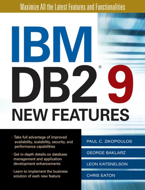 Cover image for book IBM DB2 9 New Features