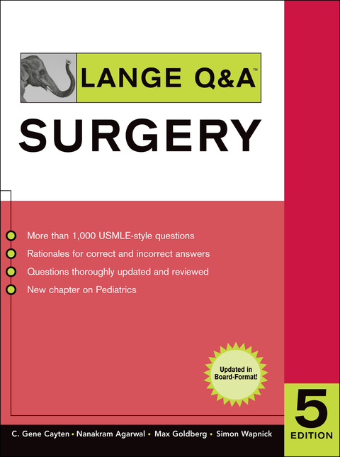 Cover image for book Lange Q&A Surgery, Fifth Edition