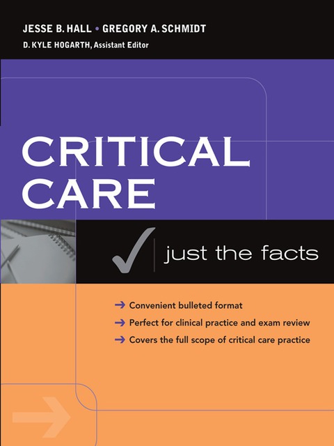 Cover image for book Critical Care: Just the Facts