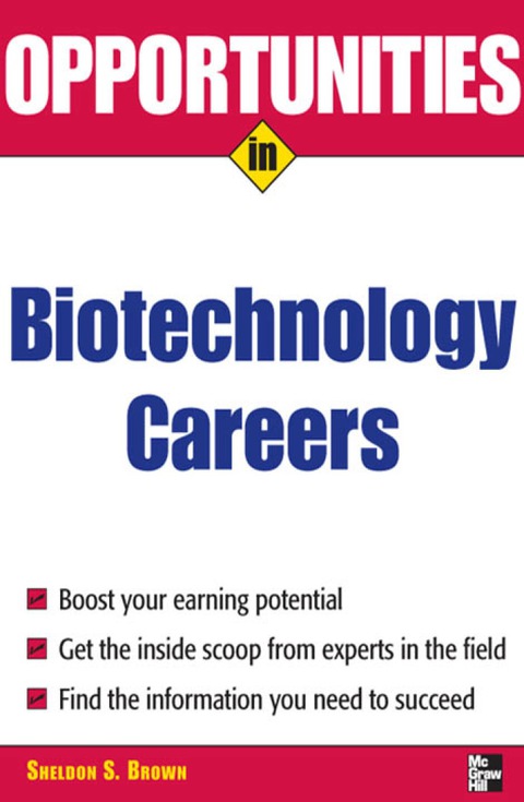 Cover image for book Opportunities in Biotech Careers