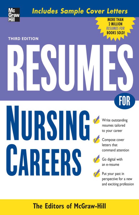 Cover image for book Resumes for Nursing Careers