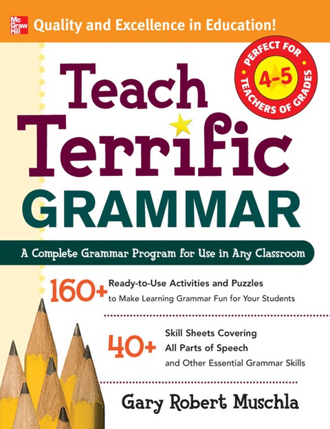 Cover image for book Teach Terrific Grammar, Grades 4-5