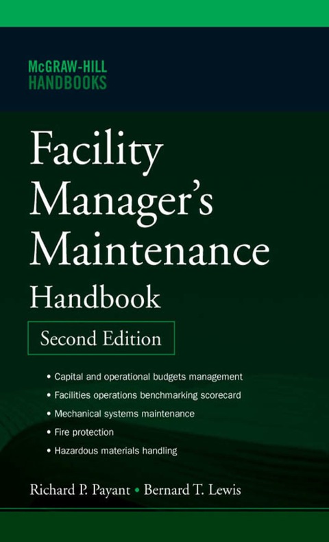 Cover image for book Facility Manager's Maintenance Handbook