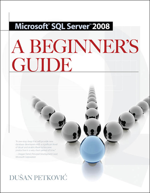 Cover image for book MICROSOFT SQL SERVER 2008 A BEGINNER'S GUIDE 4/E