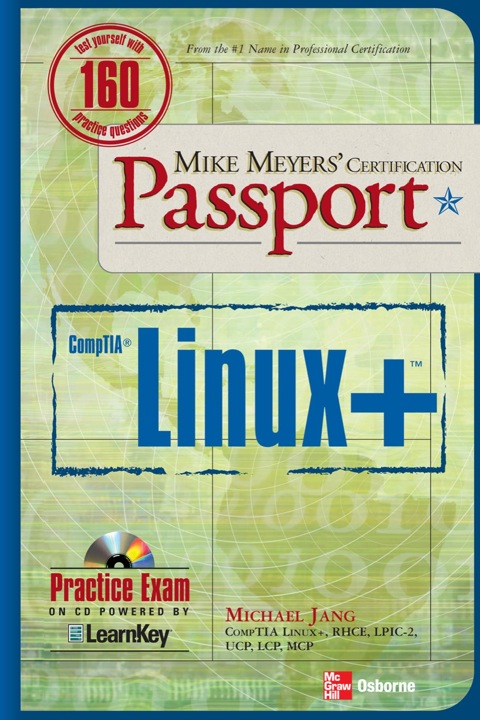 Cover image for book Mike Meyers' Linux+ Certification Passport