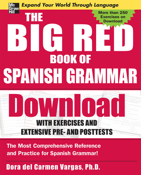 Cover image for book The Big Red Book of Spanish Grammar