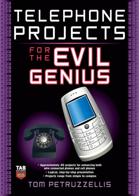 Cover image for book Telephone Projects for the Evil Genius