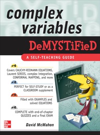 صورة الغلاف: Complex Variables Demystified 1st edition 9780071549202
