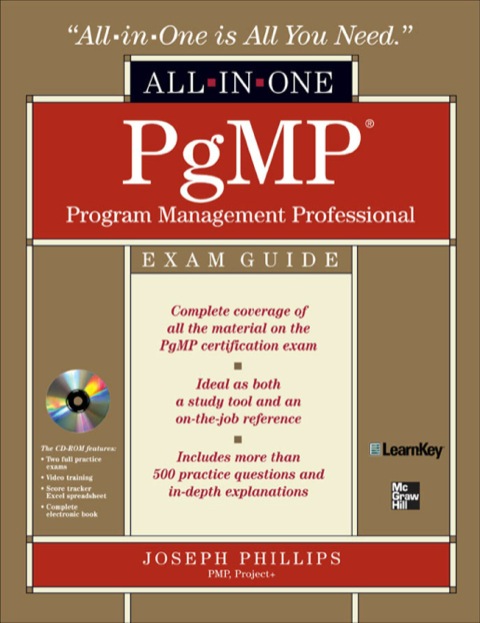 Cover image for book PgMP Program Management Professional All-in-One Exam Guide