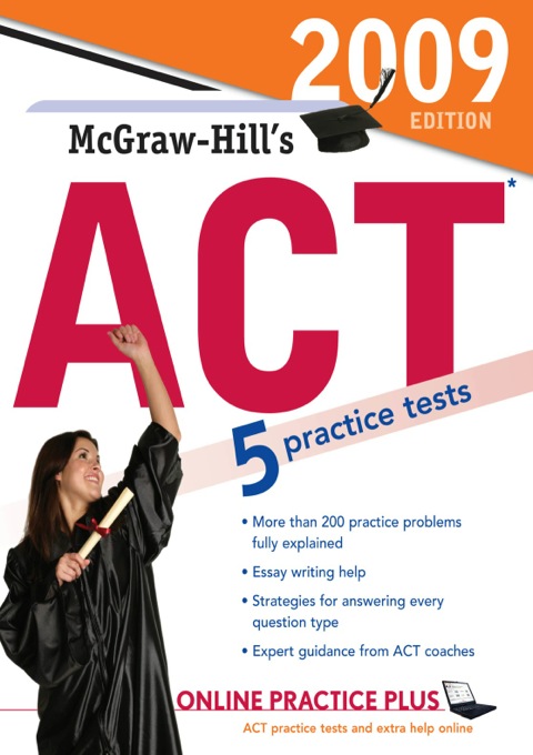 Cover image for book McGraw-Hill's ACT, 2009 Edition