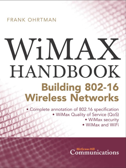 Cover image for book WiMAX Handbook