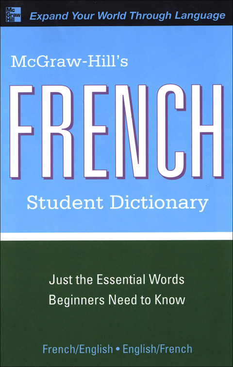 Cover image for book McGraw-Hill's French Student Dictionary