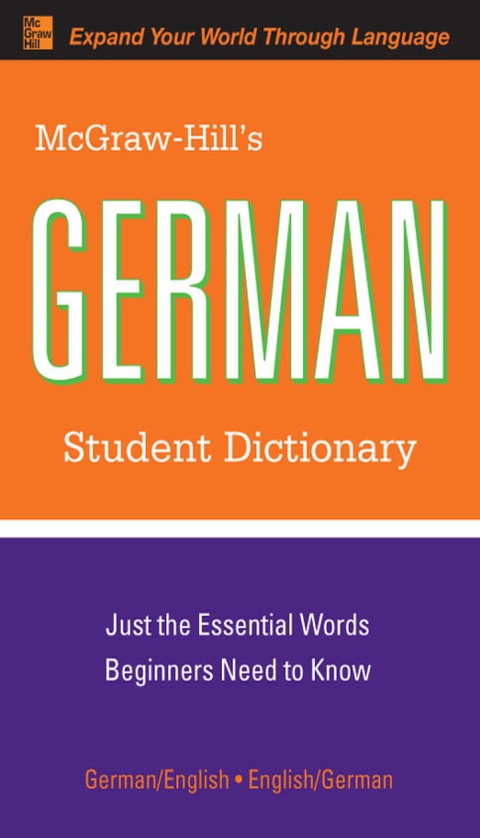 Cover image for book McGraw-Hill's German Student Dictionary
