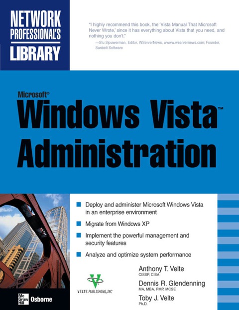 Cover image for book Microsoft Windows Vista Administration