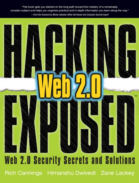 Cover image for book Hacking Exposed Web 2.0: Web 2.0 Security Secrets and Solutions