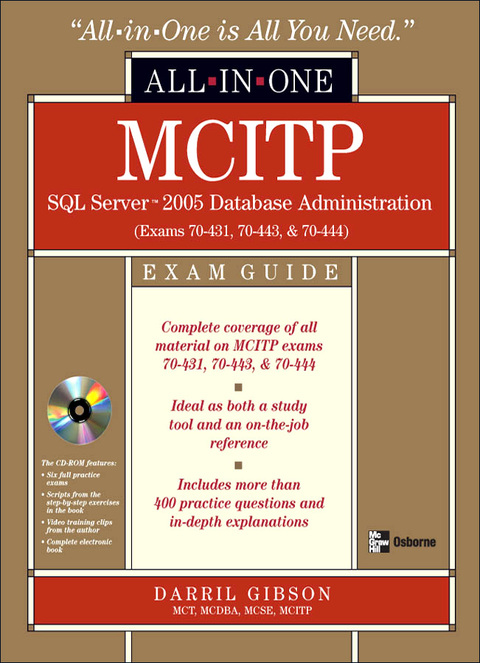 Cover image for book MCITP SQL Server 2005 Database Administration All-in-One Exam Guide (Exams 70-431, 70-443, & 70-444)