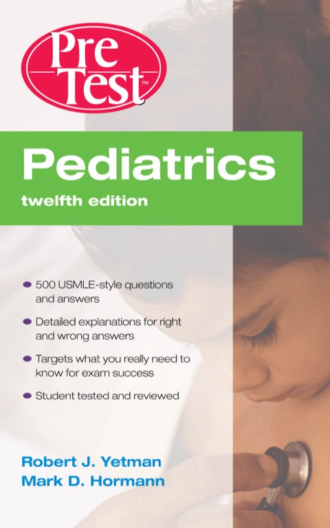 Cover image for book Pediatrics PreTest Self-Assessment and Review