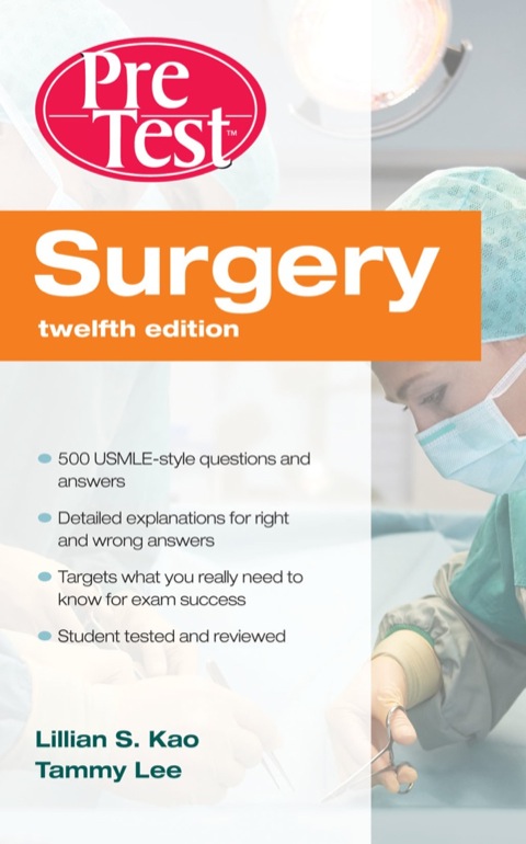 Cover image for book Surgery PreTest™ Self-Assessment & Review