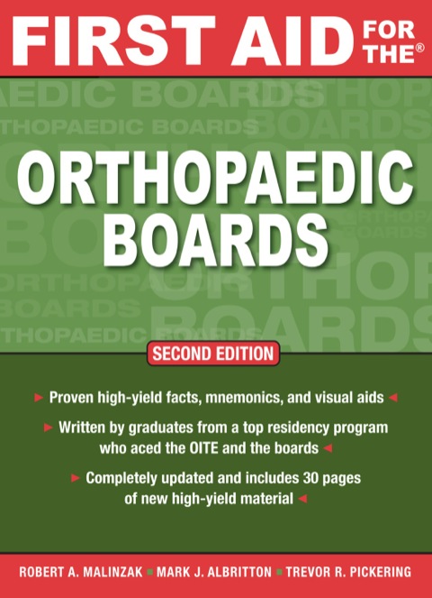 Cover image for book First Aid for the Orthopaedic Boards
